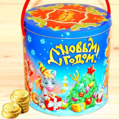 Недорогой детский новогодний подарок 1000 грамм в Голицыно